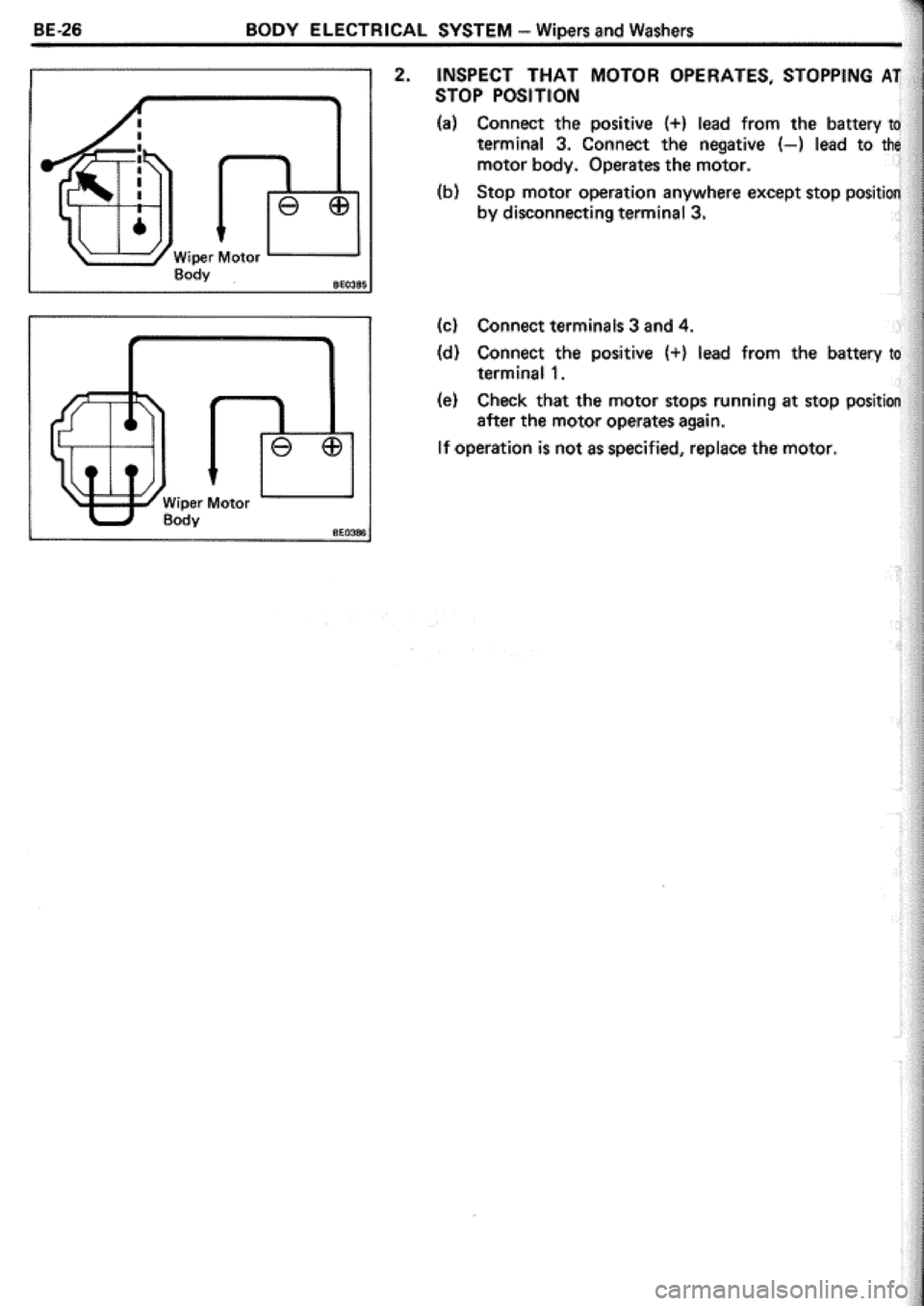 TOYOTA CELICA 1986  Service Repair Manual 