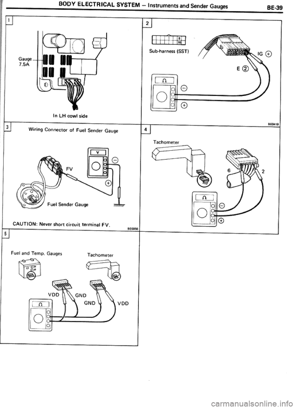 TOYOTA CELICA 1986  Service Repair Manual 