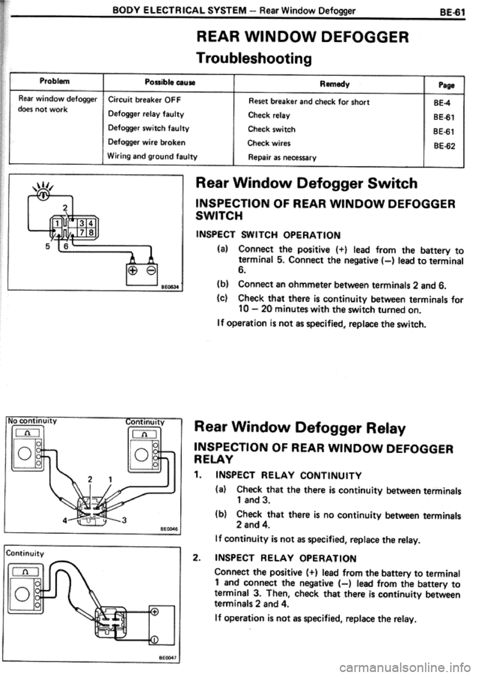 TOYOTA CELICA 1986 Service Repair Manual TOYOTA CELICA 1986 Service Repair Manual