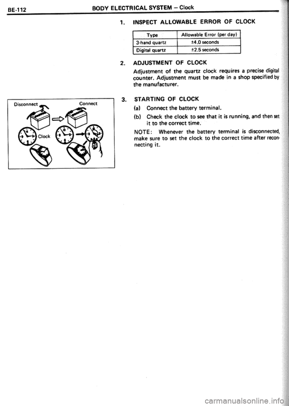 TOYOTA CELICA 1986  Service Repair Manual 