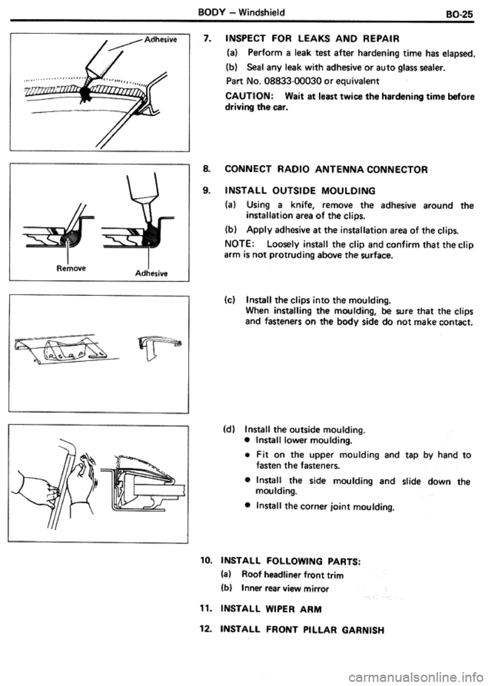 TOYOTA CELICA 1986 Service Repair Manual TOYOTA CELICA 1986 Service Repair Manual