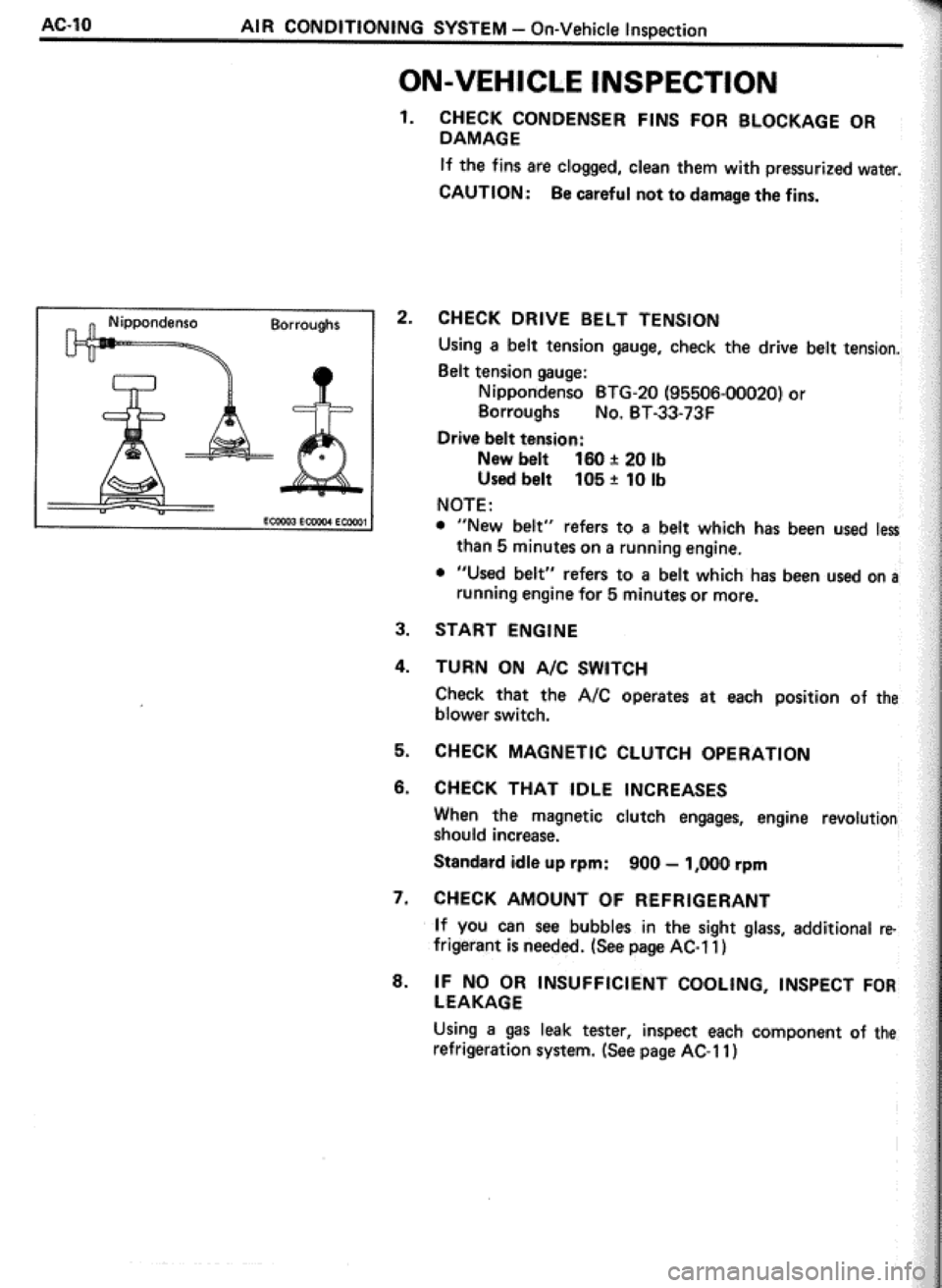 TOYOTA CELICA 1986 Service Repair Manual TOYOTA CELICA 1986 Service Repair Manual