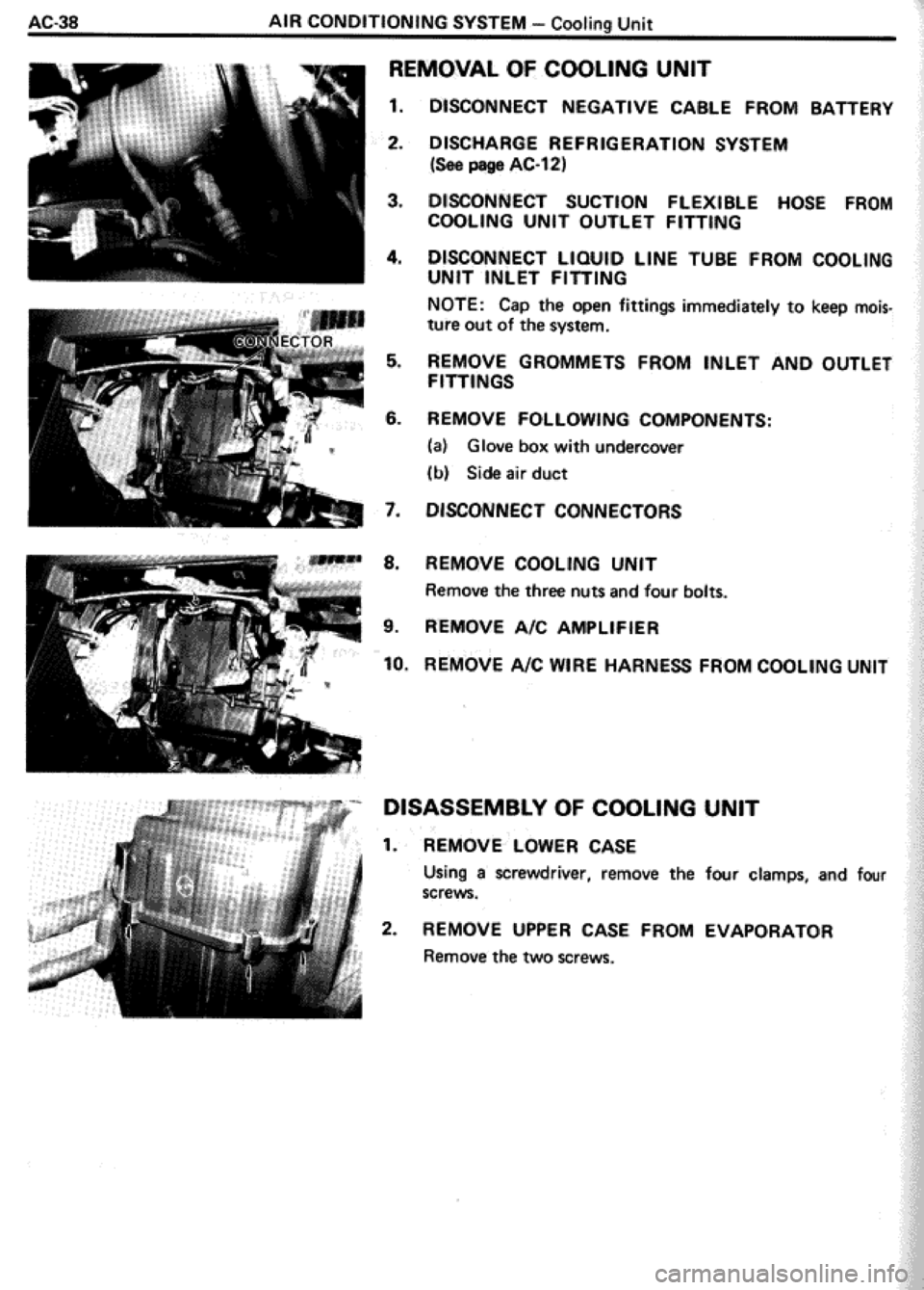 TOYOTA CELICA 1986 Service Repair Manual TOYOTA CELICA 1986 Service Repair Manual