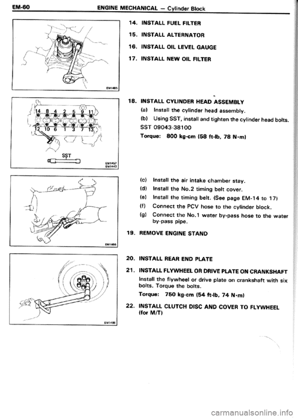 TOYOTA CELICA 1986 Service Manual Online TOYOTA CELICA 1986 Service Manual Online