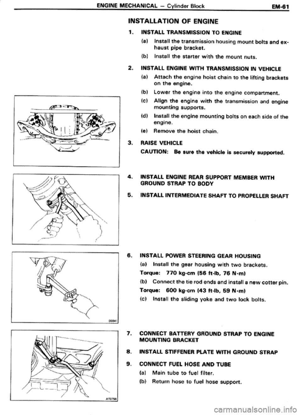 TOYOTA CELICA 1986 Service Manual Online TOYOTA CELICA 1986 Service Manual Online