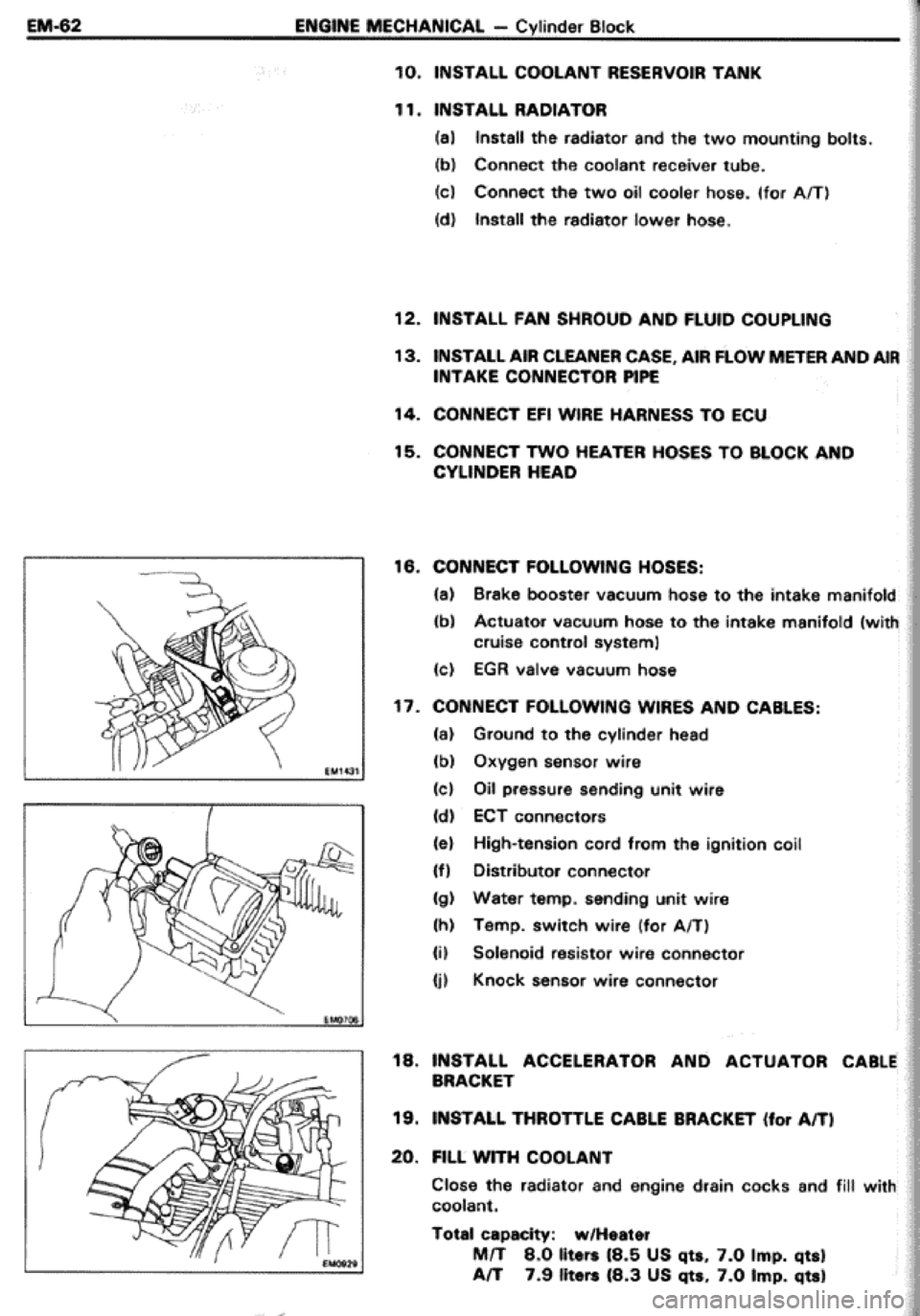 TOYOTA CELICA 1986 Service Manual Online TOYOTA CELICA 1986 Service Manual Online