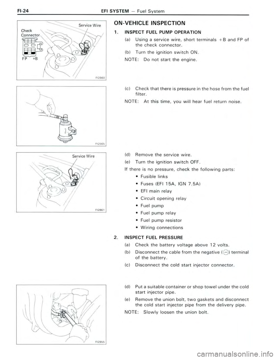 TOYOTA CELICA 1988 Repair Manual TOYOTA CELICA 1988 Repair Manual