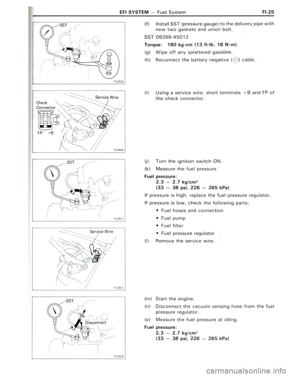 TOYOTA CELICA 1988 Repair Manual TOYOTA CELICA 1988 Repair Manual