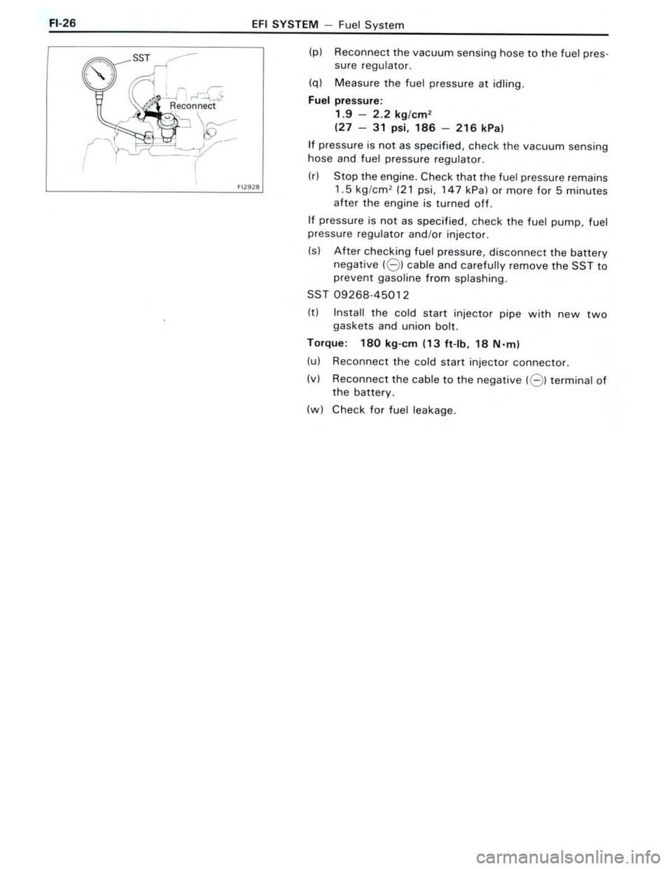 TOYOTA CELICA 1988 Repair Manual TOYOTA CELICA 1988 Repair Manual