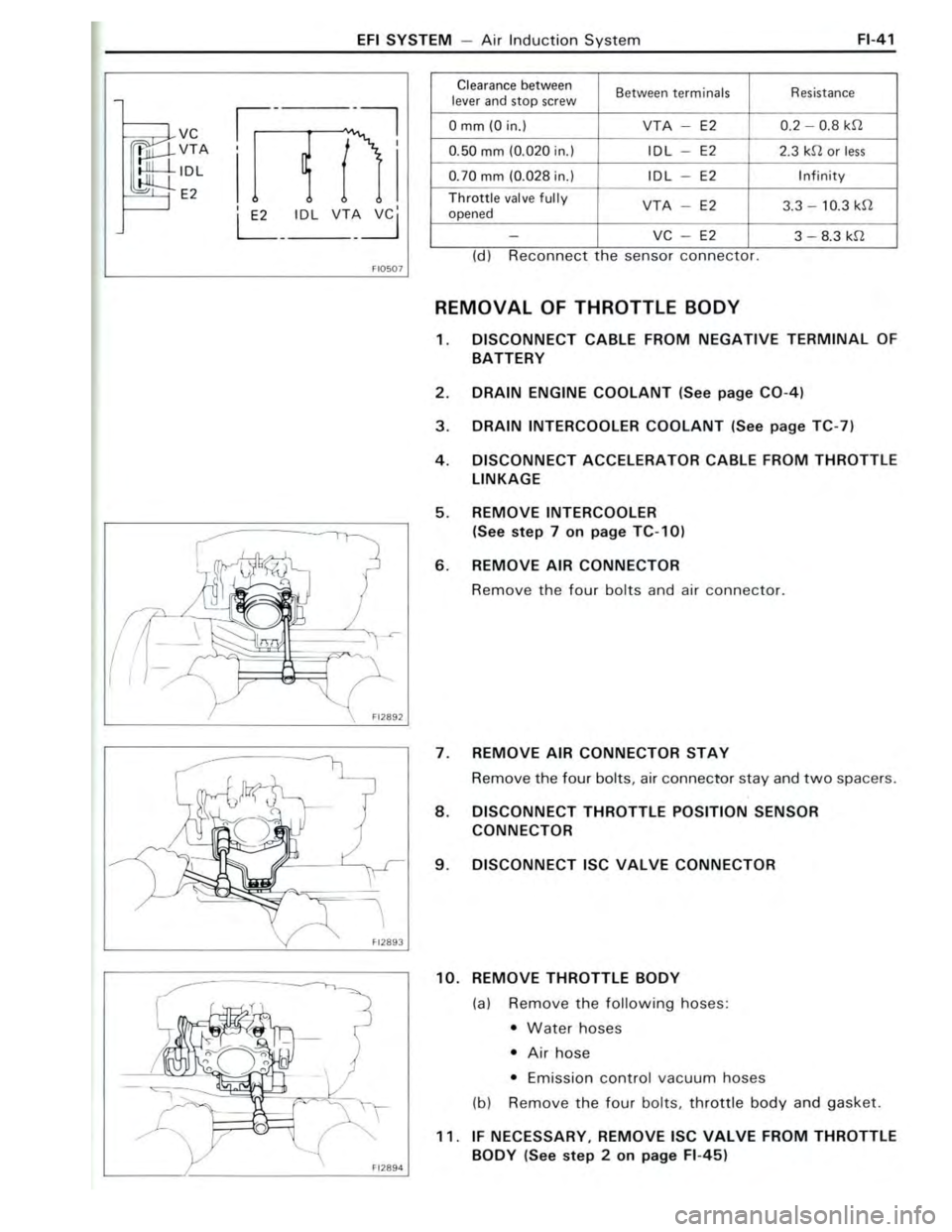 TOYOTA CELICA 1988 Repair Manual TOYOTA CELICA 1988 Repair Manual