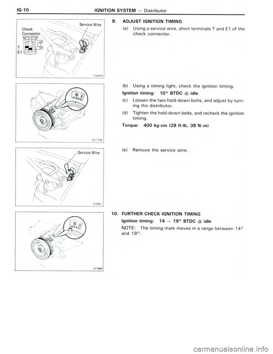 TOYOTA CELICA 1988 Repair Manual TOYOTA CELICA 1988 Repair Manual