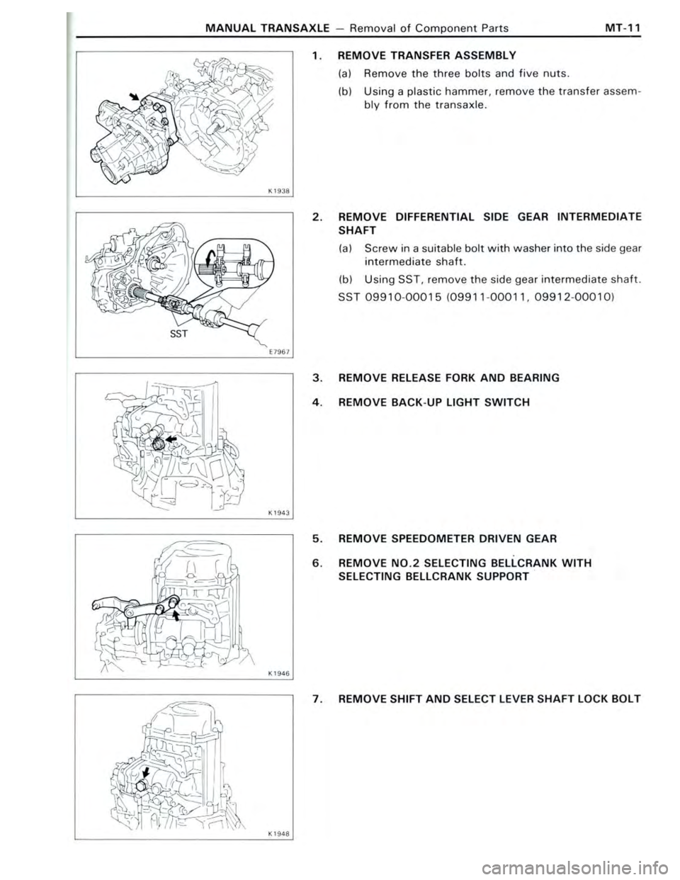TOYOTA CELICA 1988 Repair Manual TOYOTA CELICA 1988 Repair Manual