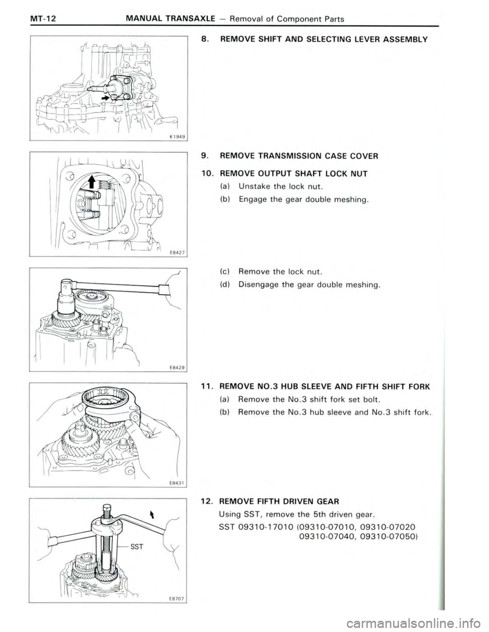 TOYOTA CELICA 1988 Repair Manual TOYOTA CELICA 1988 Repair Manual