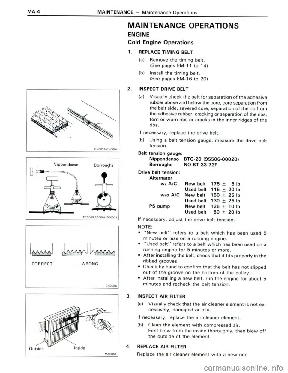 TOYOTA CELICA 1988 Owners Manual TOYOTA CELICA 1988 Owners Manual