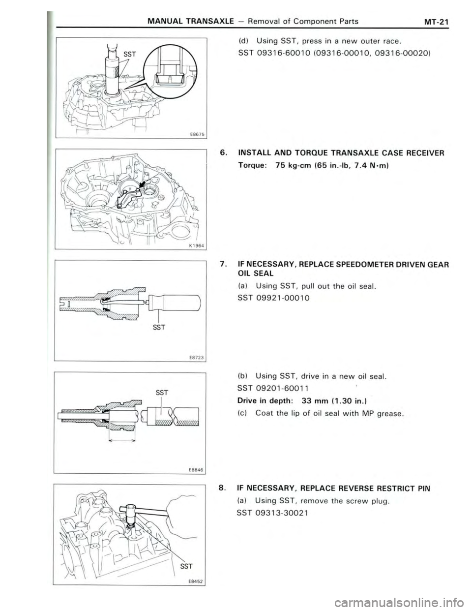 TOYOTA CELICA 1988 Repair Manual TOYOTA CELICA 1988 Repair Manual