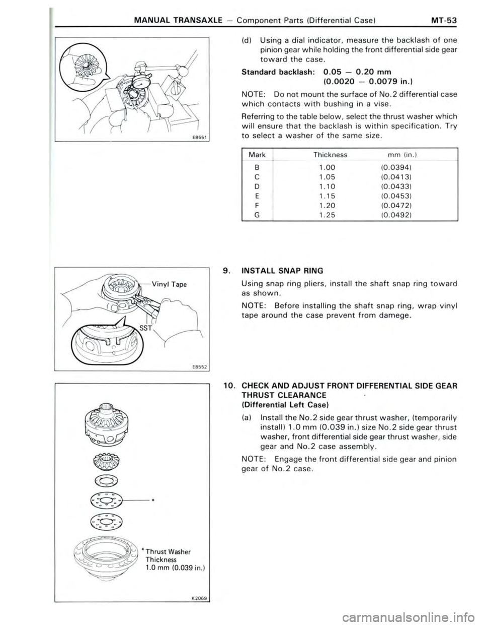 TOYOTA CELICA 1988 Repair Manual TOYOTA CELICA 1988 Repair Manual