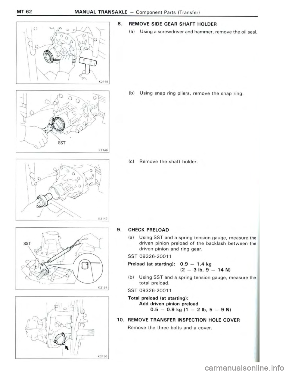 TOYOTA CELICA 1988 Repair Manual TOYOTA CELICA 1988 Repair Manual
