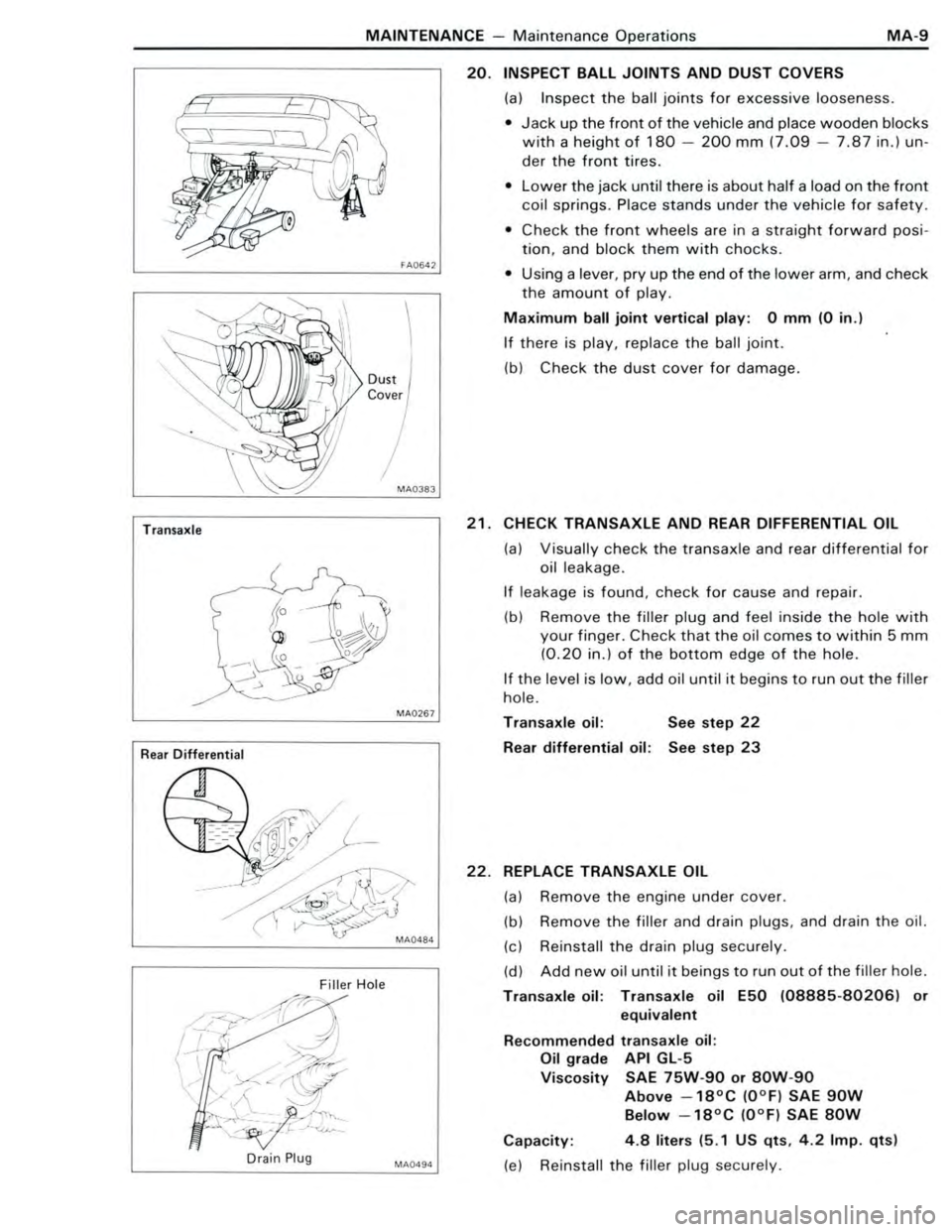 TOYOTA CELICA 1988 Owners Manual TOYOTA CELICA 1988 Owners Manual