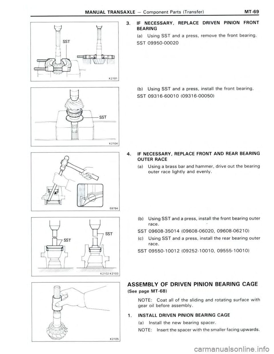 TOYOTA CELICA 1988 Repair Manual TOYOTA CELICA 1988 Repair Manual