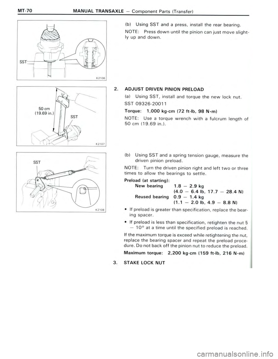 TOYOTA CELICA 1988 Repair Manual TOYOTA CELICA 1988 Repair Manual