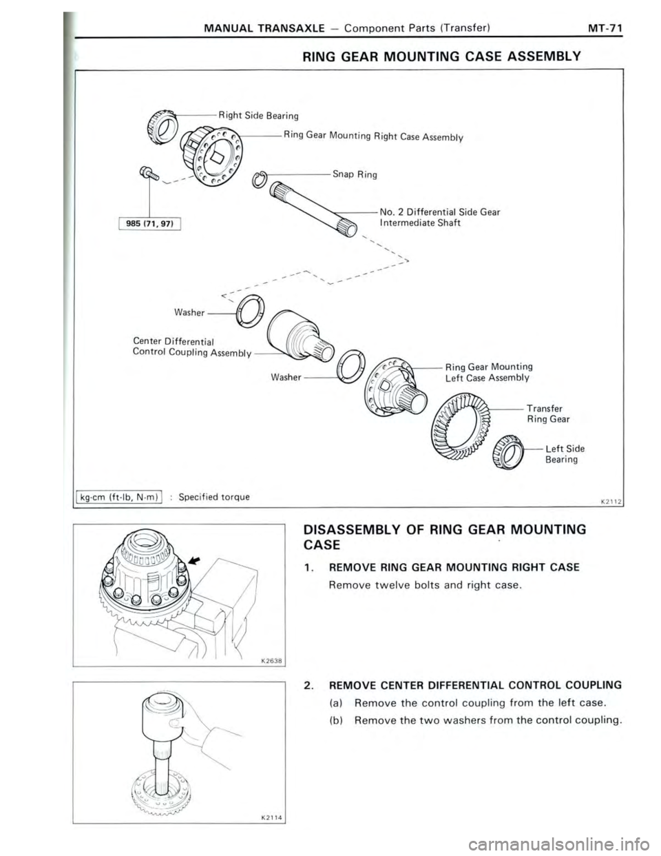 TOYOTA CELICA 1988 Repair Manual TOYOTA CELICA 1988 Repair Manual