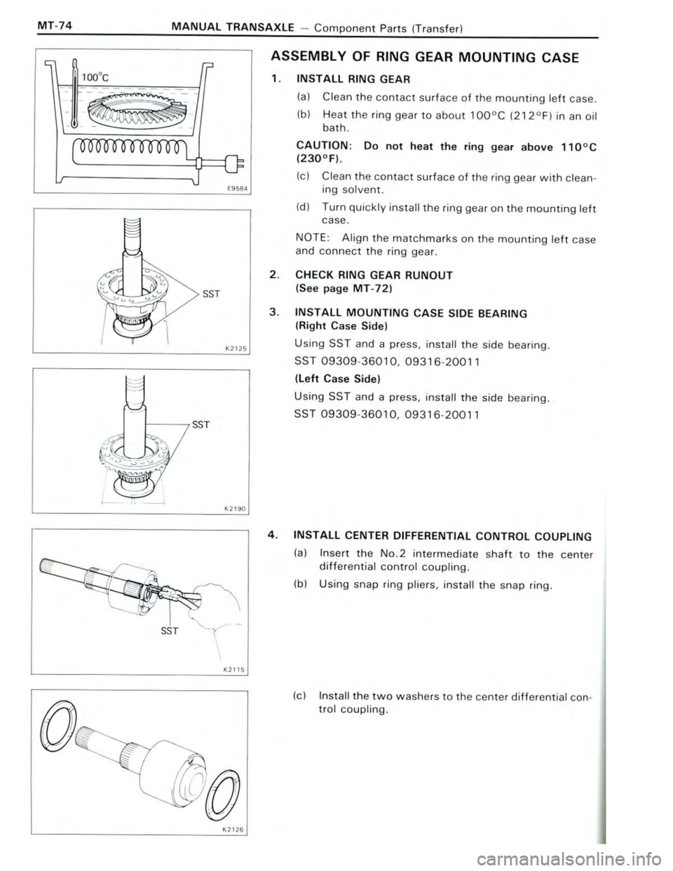 TOYOTA CELICA 1988 Repair Manual TOYOTA CELICA 1988 Repair Manual