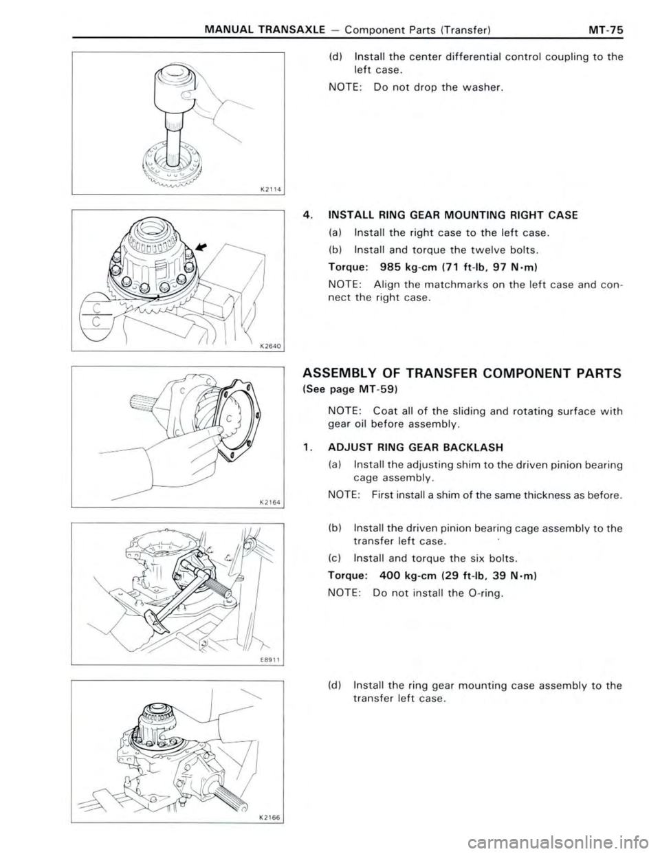 TOYOTA CELICA 1988 Repair Manual TOYOTA CELICA 1988 Repair Manual