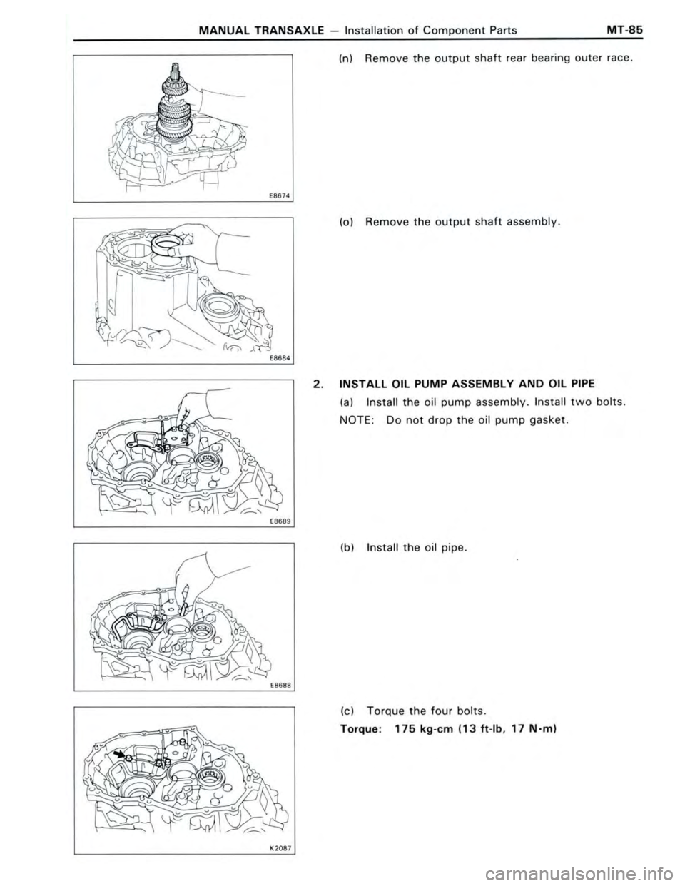 TOYOTA CELICA 1988 Repair Manual TOYOTA CELICA 1988 Repair Manual