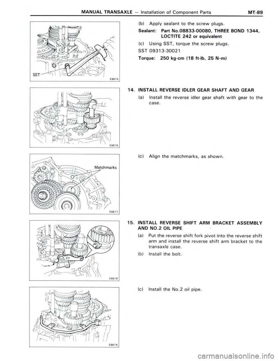 TOYOTA CELICA 1988 Repair Manual TOYOTA CELICA 1988 Repair Manual