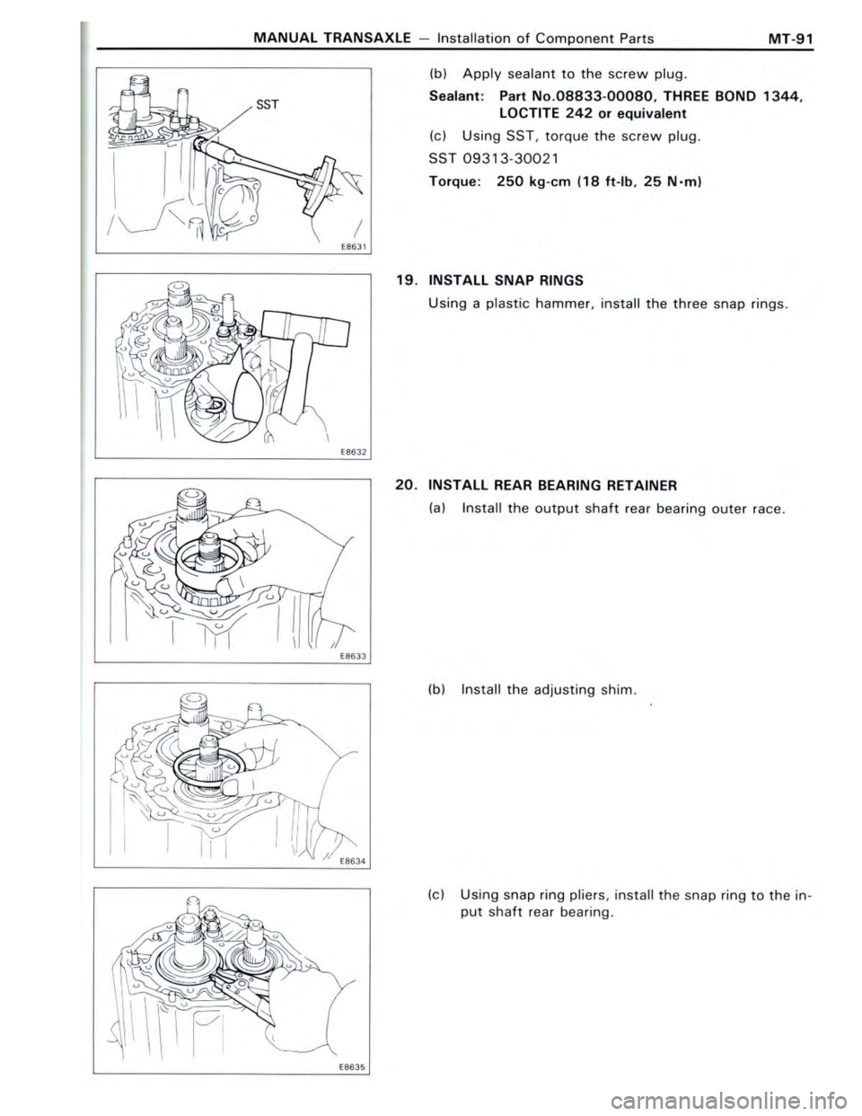 TOYOTA CELICA 1988 Repair Manual TOYOTA CELICA 1988 Repair Manual
