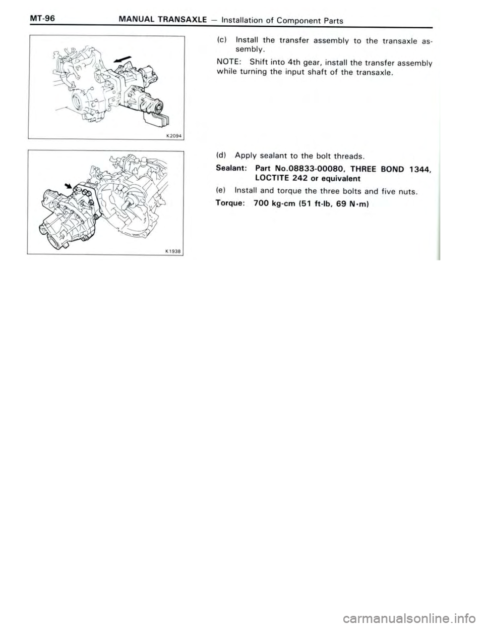 TOYOTA CELICA 1988 Repair Manual TOYOTA CELICA 1988 Repair Manual