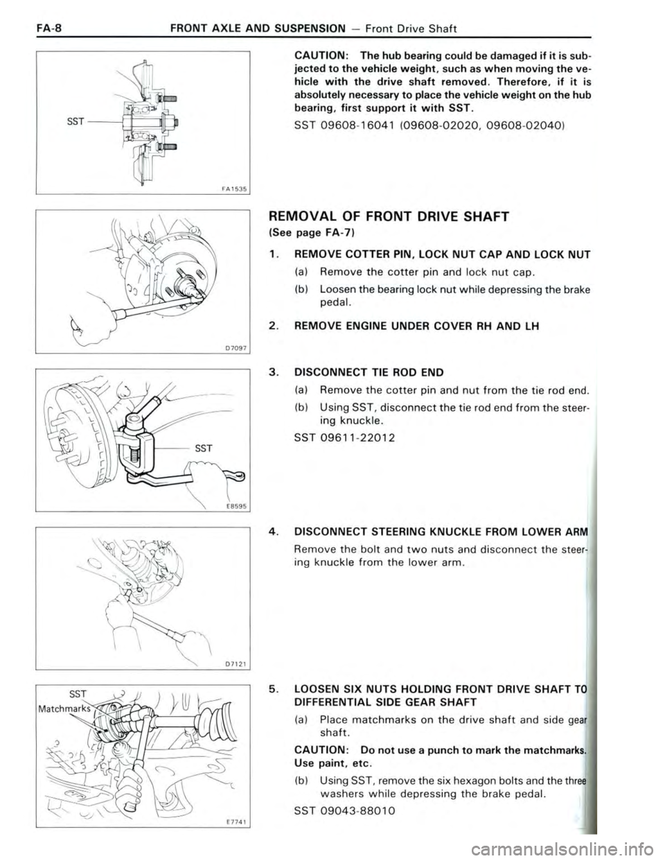TOYOTA CELICA 1988 Repair Manual TOYOTA CELICA 1988 Repair Manual