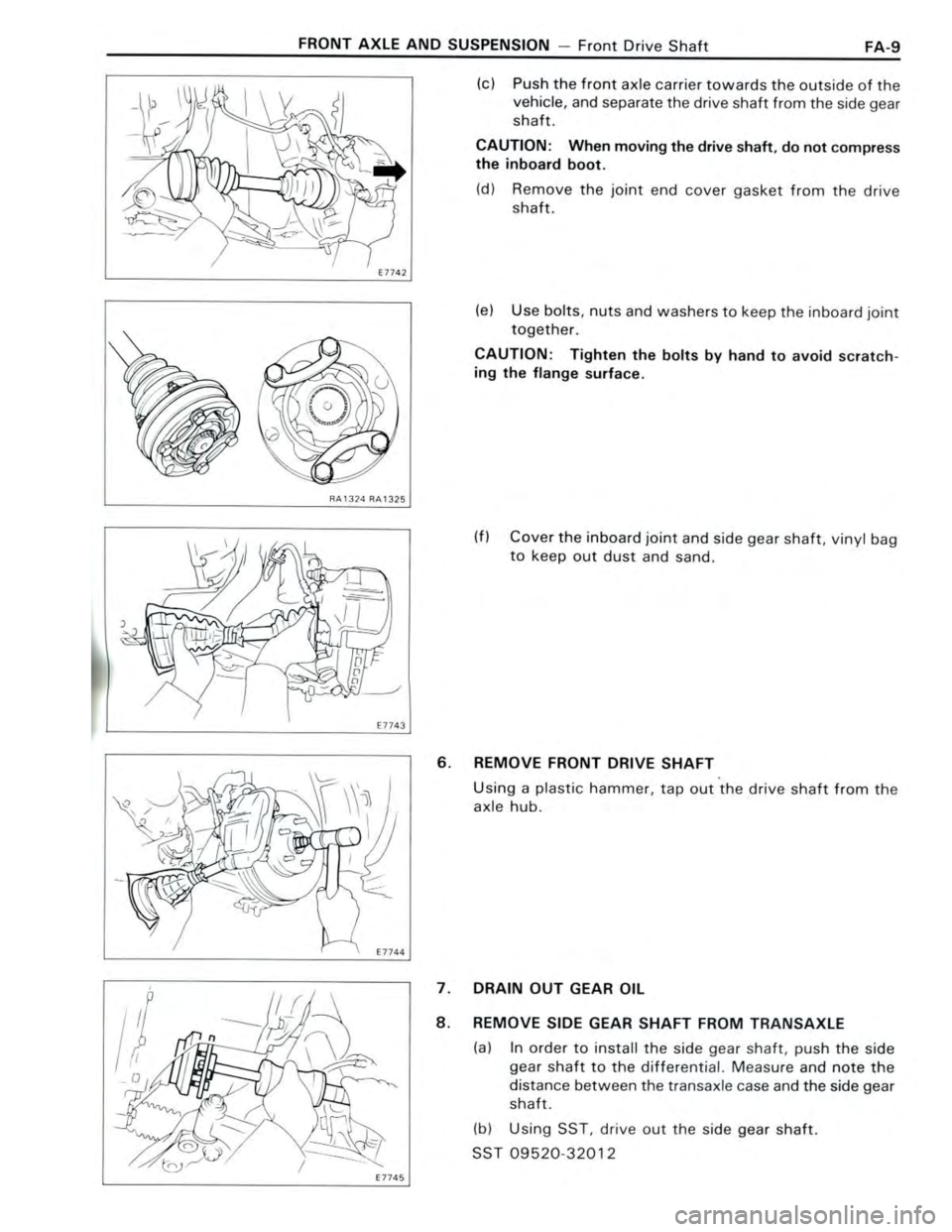 TOYOTA CELICA 1988 Repair Manual TOYOTA CELICA 1988 Repair Manual