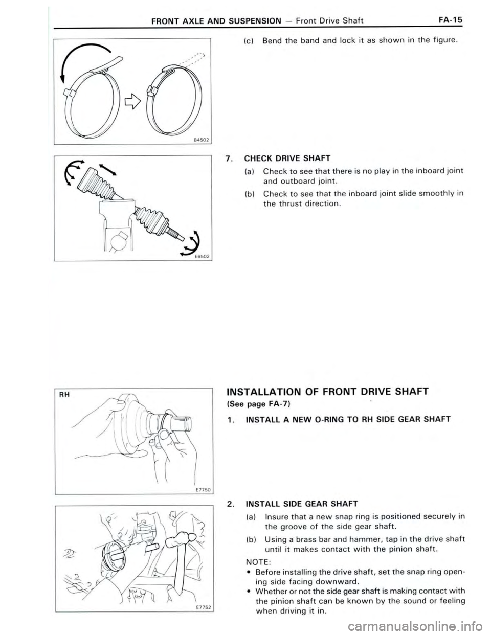 TOYOTA CELICA 1988 Repair Manual TOYOTA CELICA 1988 Repair Manual