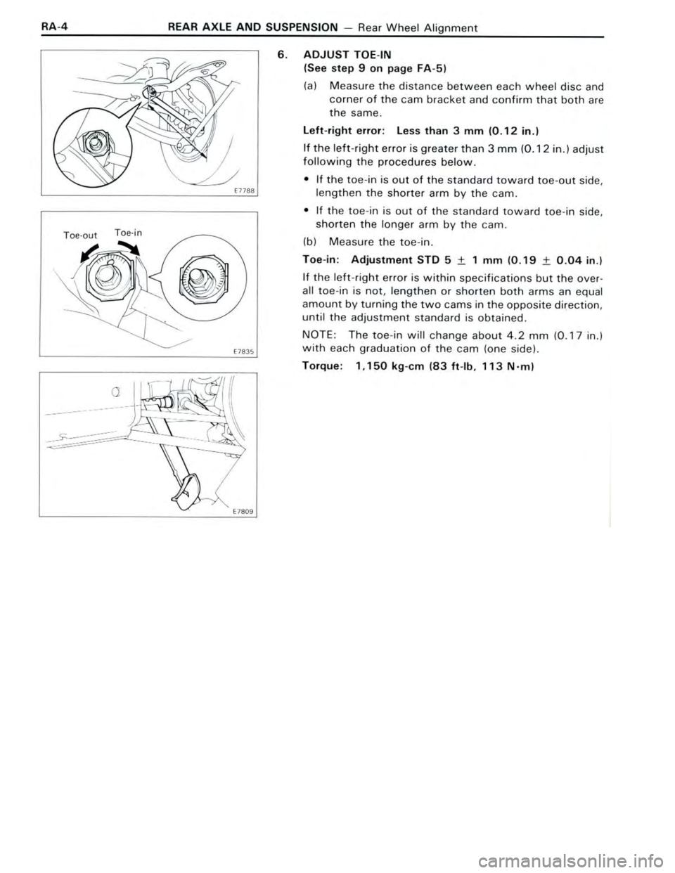TOYOTA CELICA 1988 Repair Manual TOYOTA CELICA 1988 Repair Manual