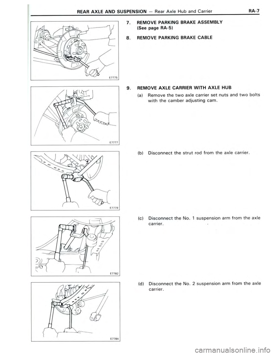 TOYOTA CELICA 1988 Repair Manual TOYOTA CELICA 1988 Repair Manual