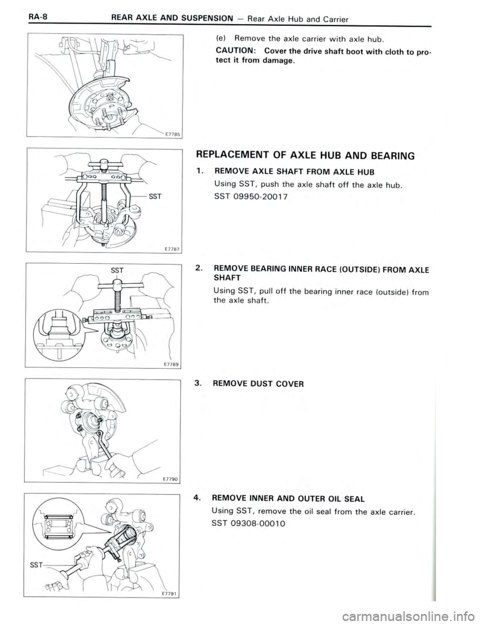 TOYOTA CELICA 1988 Repair Manual TOYOTA CELICA 1988 Repair Manual