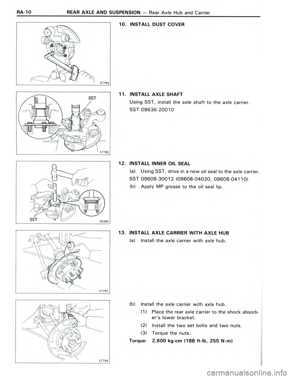 TOYOTA CELICA 1988 Repair Manual TOYOTA CELICA 1988 Repair Manual