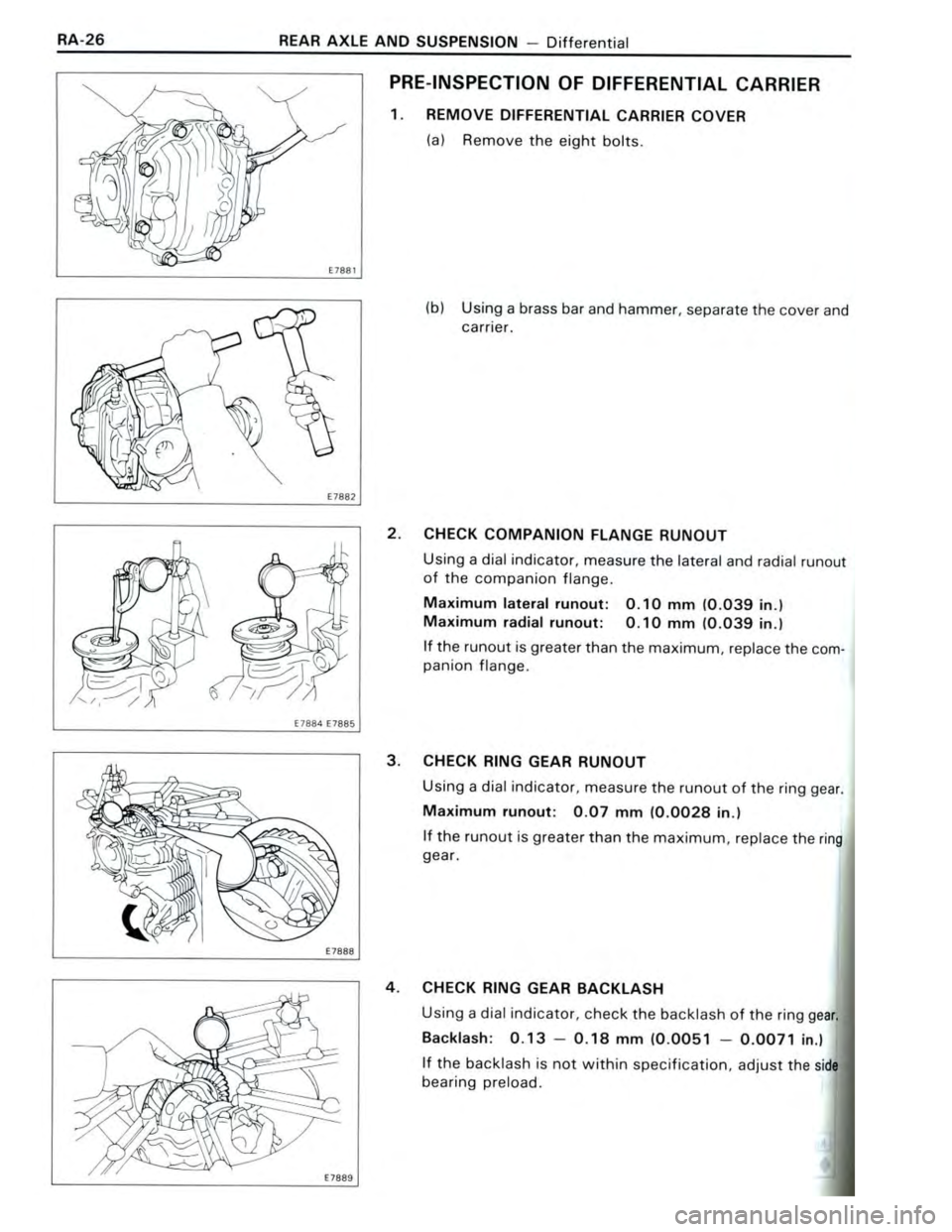 TOYOTA CELICA 1988 Repair Manual TOYOTA CELICA 1988 Repair Manual