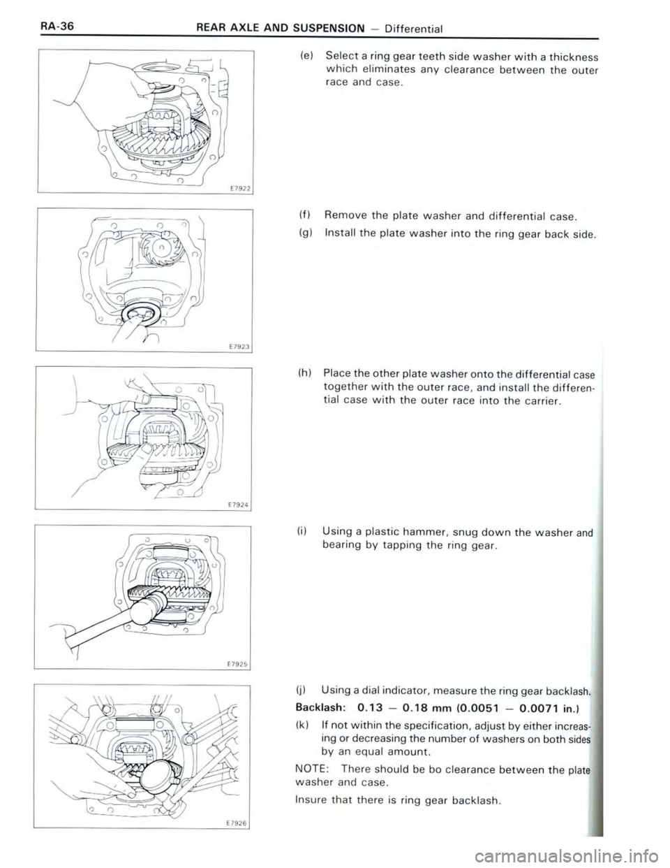 TOYOTA CELICA 1988 Repair Manual TOYOTA CELICA 1988 Repair Manual