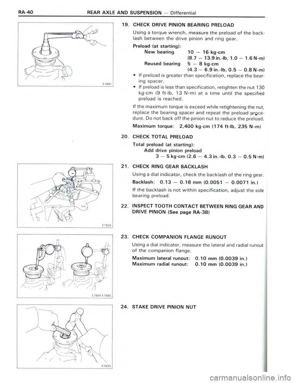 TOYOTA CELICA 1988 Repair Manual TOYOTA CELICA 1988 Repair Manual