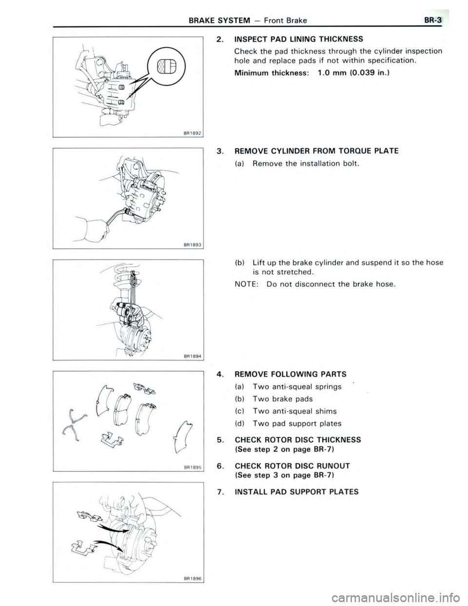TOYOTA CELICA 1988 Repair Manual TOYOTA CELICA 1988 Repair Manual