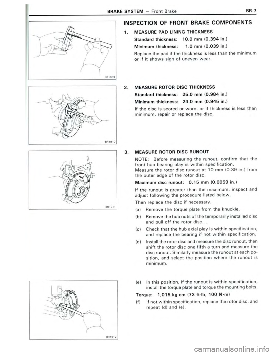 TOYOTA CELICA 1988 Repair Manual TOYOTA CELICA 1988 Repair Manual