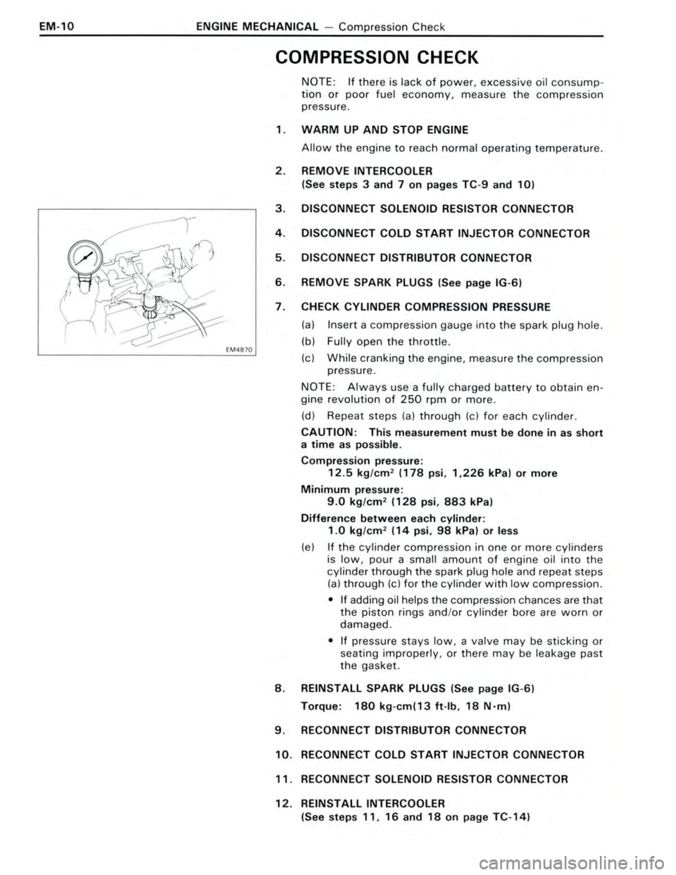 TOYOTA CELICA 1988 Service Manual TOYOTA CELICA 1988 Service Manual