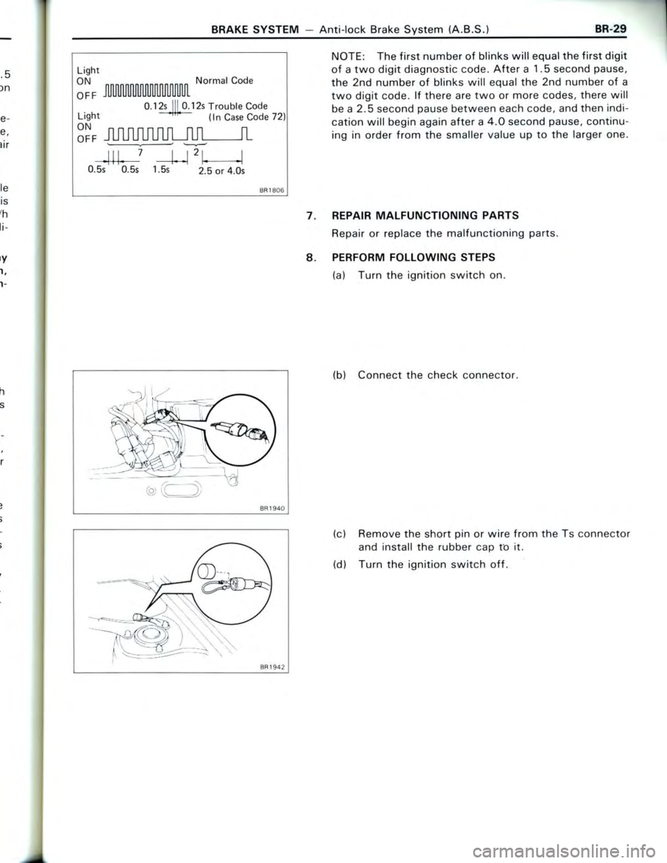 TOYOTA CELICA 1988 Repair Manual TOYOTA CELICA 1988 Repair Manual