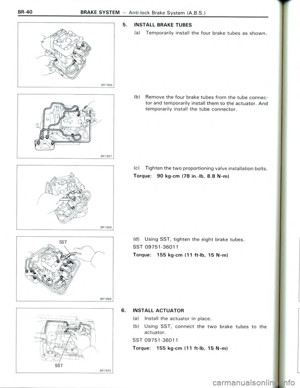 TOYOTA CELICA 1988 Repair Manual TOYOTA CELICA 1988 Repair Manual