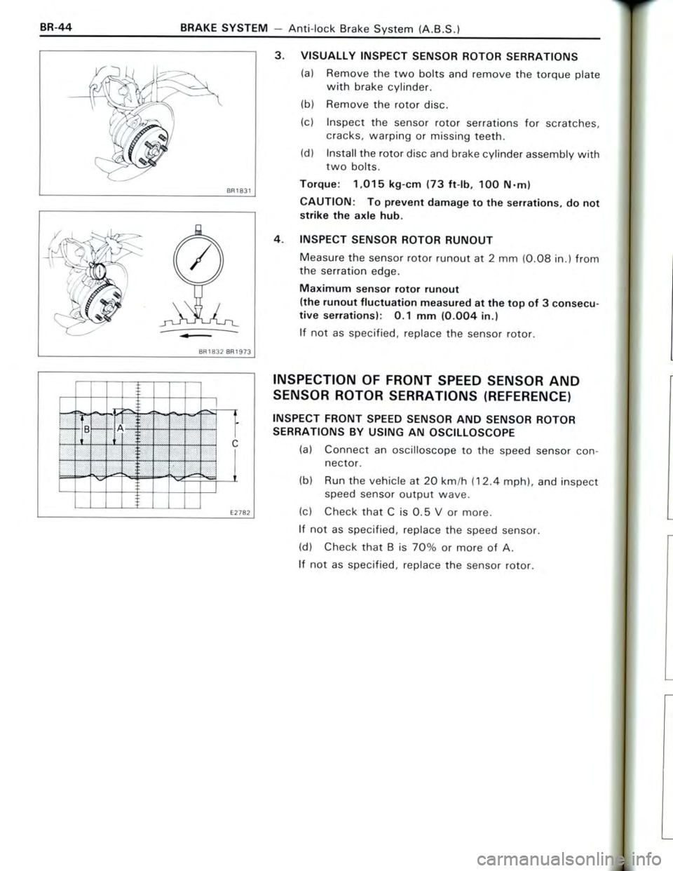 TOYOTA CELICA 1988 Repair Manual TOYOTA CELICA 1988 Repair Manual