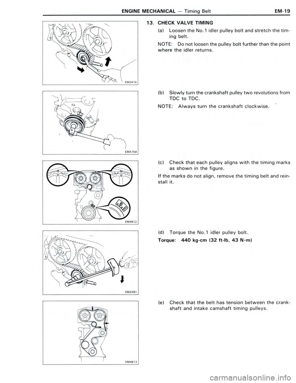 TOYOTA CELICA 1988 Workshop Manual TOYOTA CELICA 1988 Workshop Manual