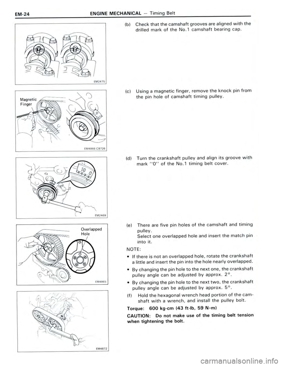TOYOTA CELICA 1988 Workshop Manual TOYOTA CELICA 1988 Workshop Manual