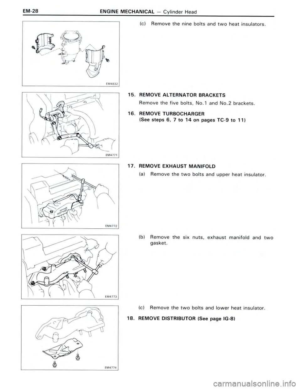 TOYOTA CELICA 1988 Workshop Manual TOYOTA CELICA 1988 Workshop Manual